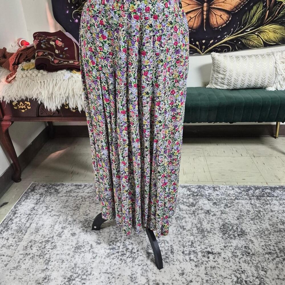 Floral Maxi Skirt | 12 | Liz Claiborne | Cottagecore
